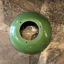 Load image into Gallery viewer, Green enamel barn light shade
